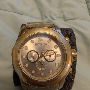 Invicta Two-Tone Chronograph Watch